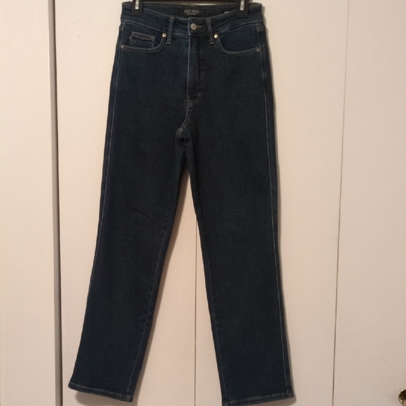 Judy Blue High Rise Straight Dark Blue Denim Jeans - Picture 1 of 5